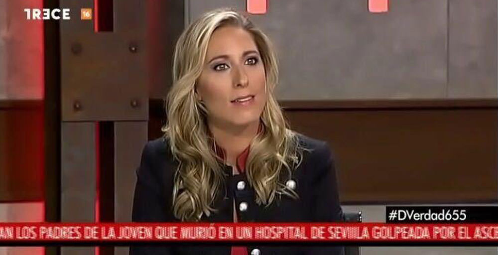 La periodista Mónica González Álvarez en 13TV como colboradora en el programa Detrás de la Verdad